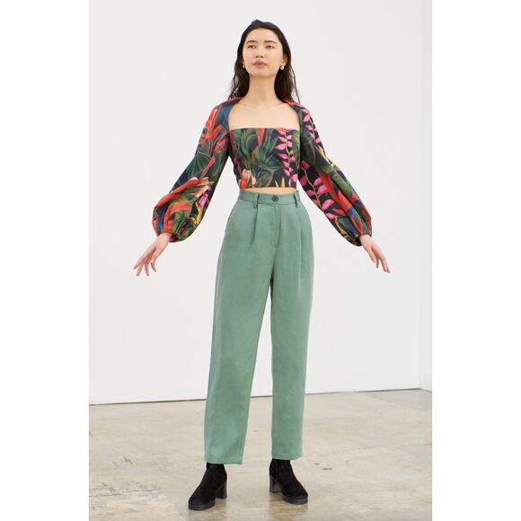 Mara Hoffman Dita Pant Moss - Picture 1 of 11